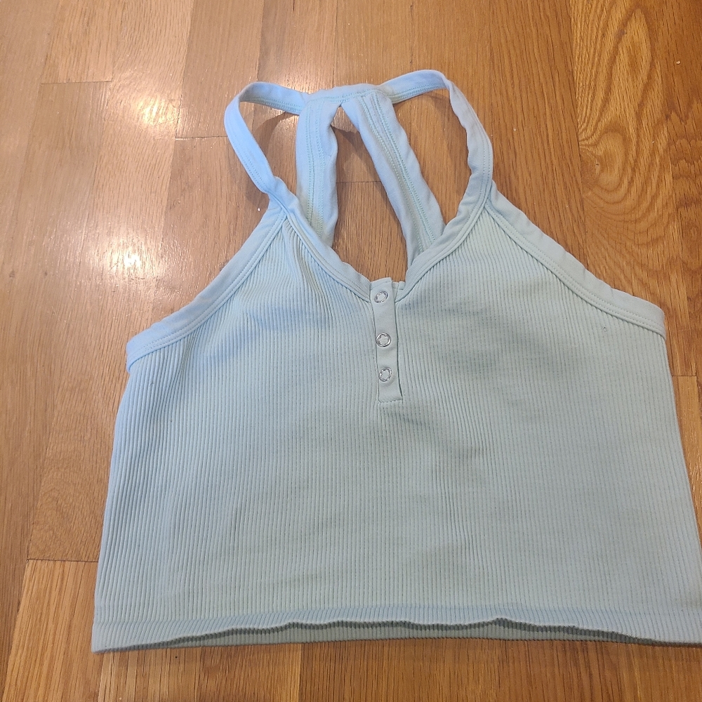 Free People Movement Ribbed Layering Top/Crop - Size XL